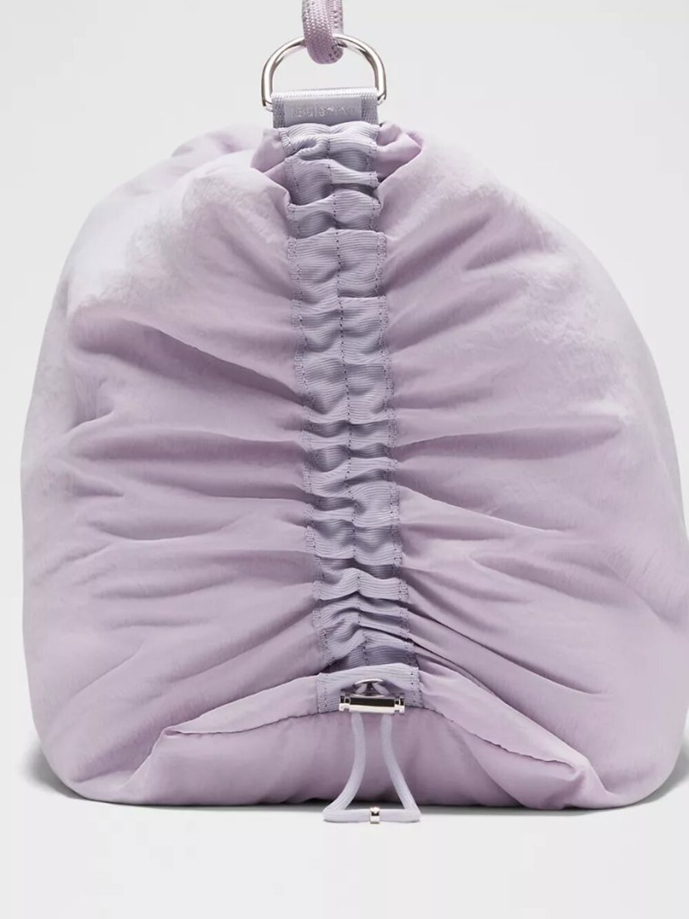 Convertible Ruched Crossbody Bag Large 16L - Lilac Play/Lotus Lavender/Silver - Picture 4 of 8
